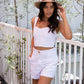 DAISY HIGH-WAISTED SHORTS